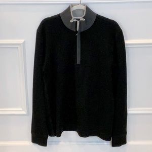 Quarter-zip men’s pullover sweater